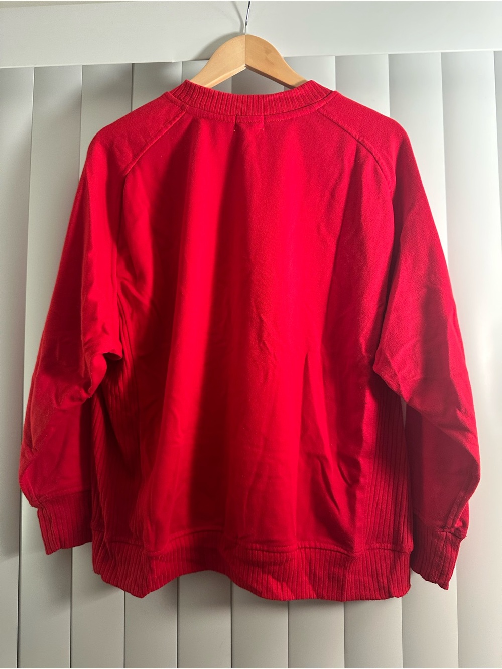 Simply Southern Oversized Red Christmas Tree Graphic Crewneck Sweater - Picture 2 of 5
